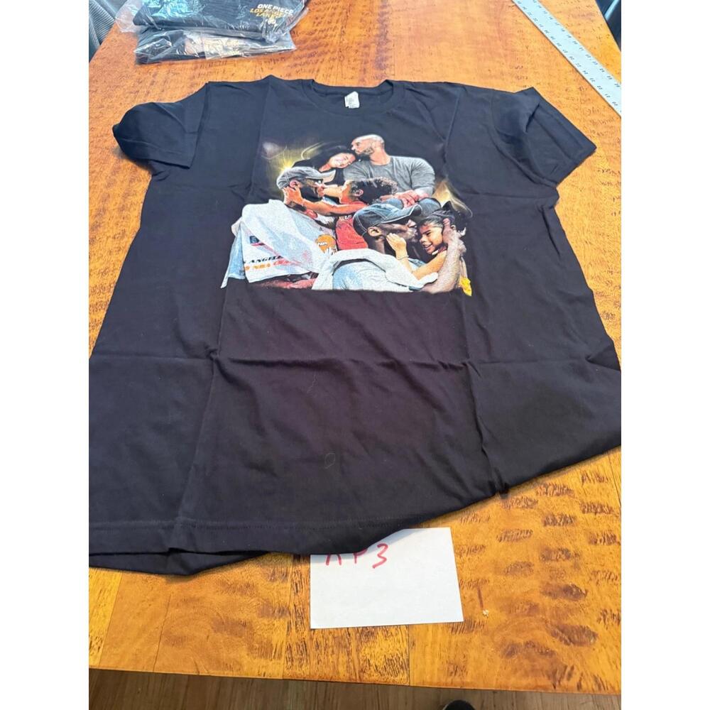 Kobe Bryant T-Shirt Mens Xl Black Mamba Family Man Rare Memorial New Kp3